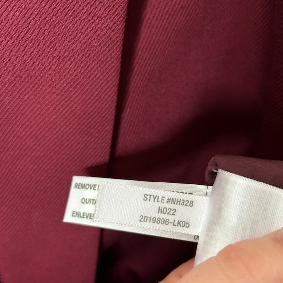 MADEWELL Drapeweave Caldwell Double-Breast Blazer Cabernet Maroon Red Sz S {W5} - Picture 9 of 9